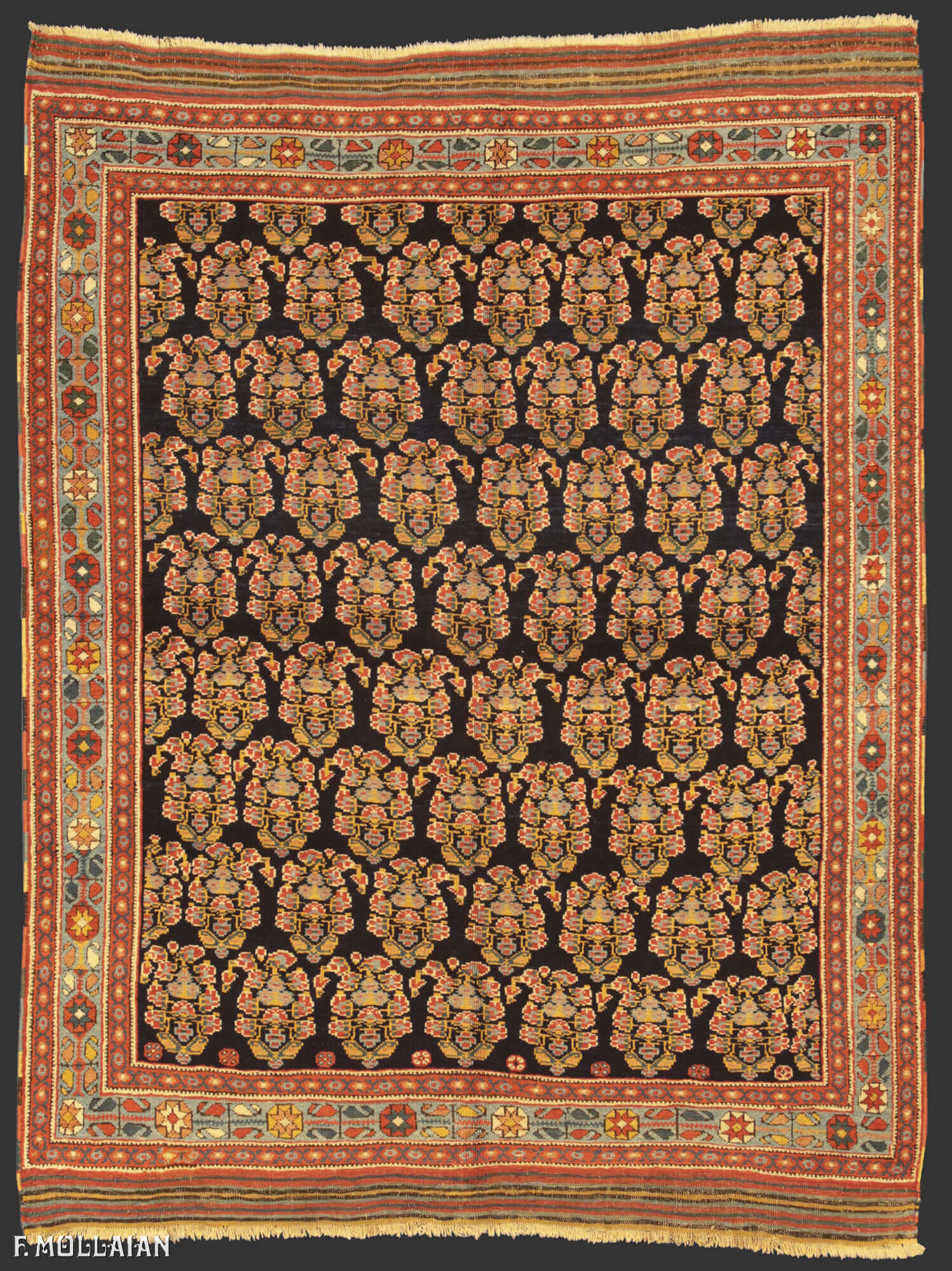 Antique Persian Afshari Rug n°:41635770